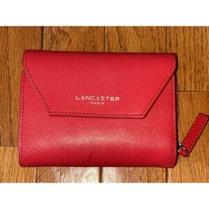 Lancaster Femme Constance Back to Back Portfolio 137-02 Red Wallet